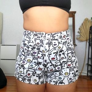 adidas x Fiorucci denim booty shorts 🍑🤍